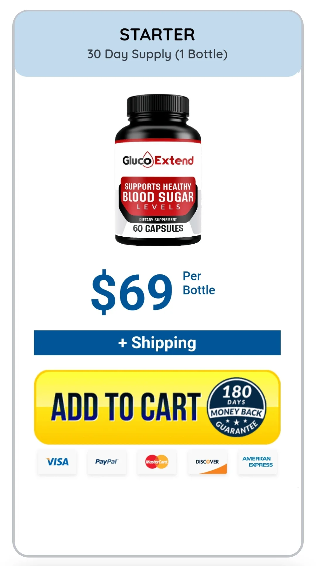 Buy GlucoExtend 1 Bottle